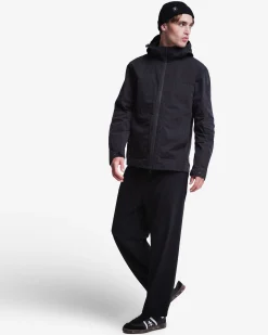 Premiata Blouson in cotone cerato con cappuccio>Uomo Giacche E Cappotti