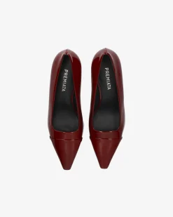 Premiata Décolleté Cher in vitello twiga bordeaux>Donna Décolleté