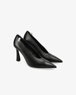 Premiata Décolleté in pelle nappa nero>Donna Décolleté