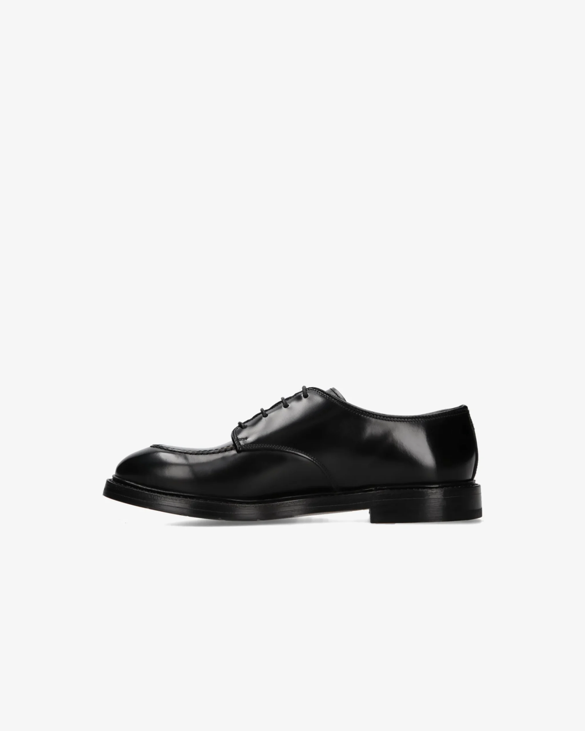 Premiata Derby in pelle spazzolata binder nero>Uomo Stringate