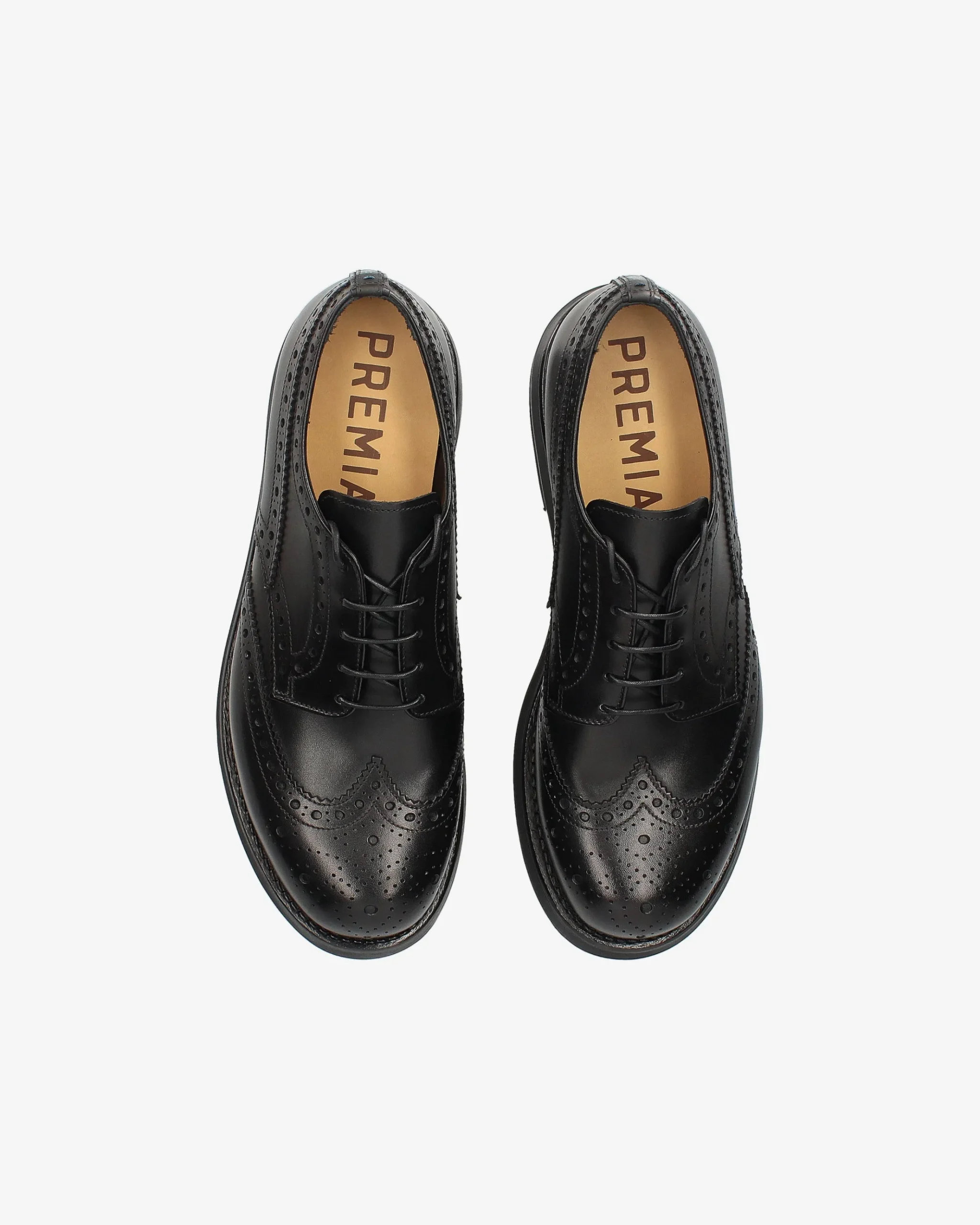 Premiata Derby in vitello box nero caidan>Uomo Stringate