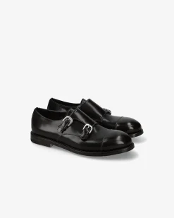 Premiata Doppia fibbia trendy nero>Uomo Fibbie
