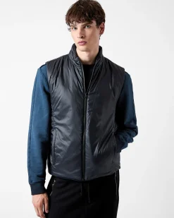 Premiata Gilet in Nylon con zip>Uomo Giacche E Cappotti