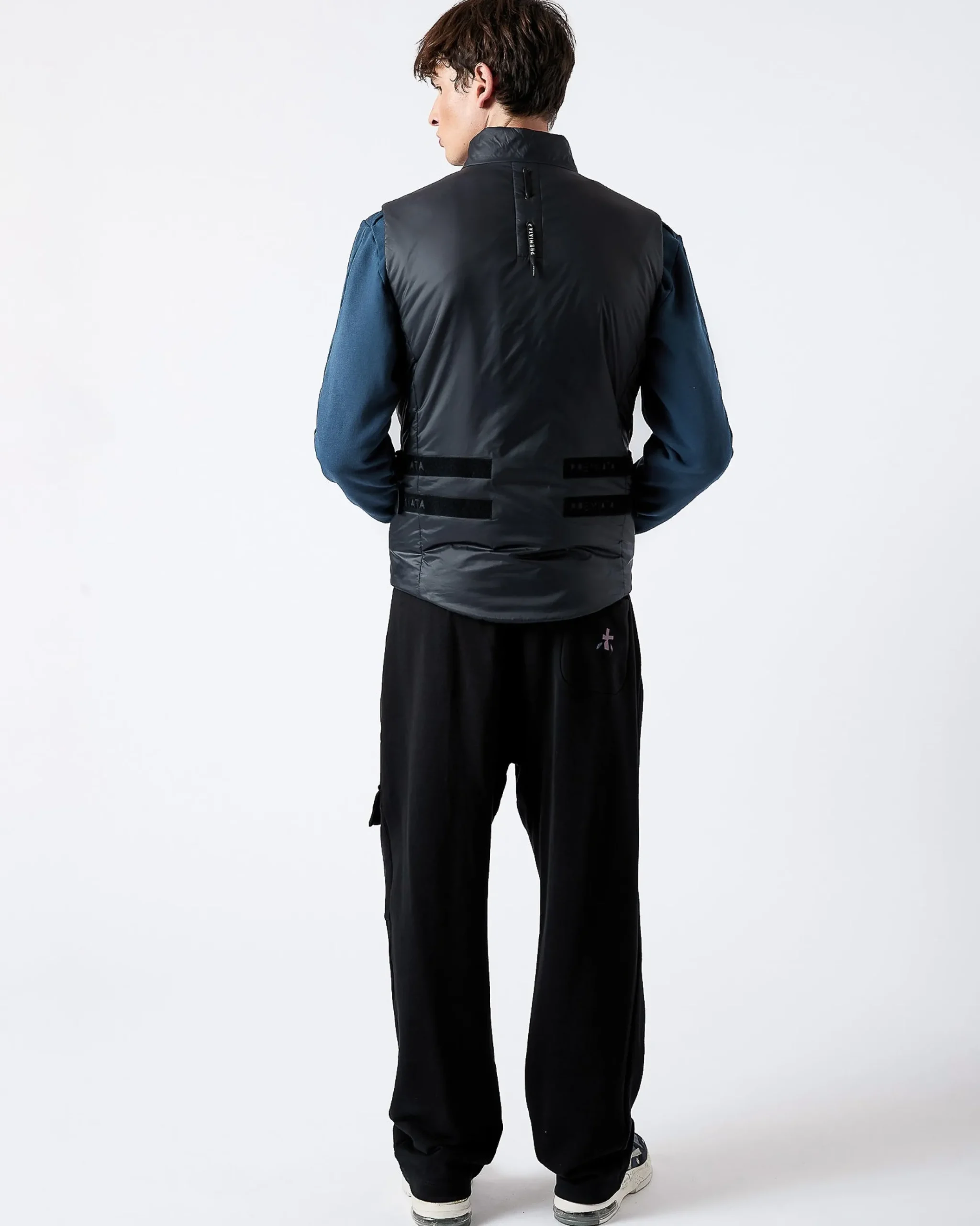 Premiata Gilet in Nylon con zip>Uomo Giacche E Cappotti