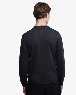 Premiata Maglia girocollo oversize in lana>Uomo Maglieria