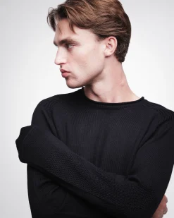 Premiata Maglia girocollo oversize in lana>Uomo Maglieria
