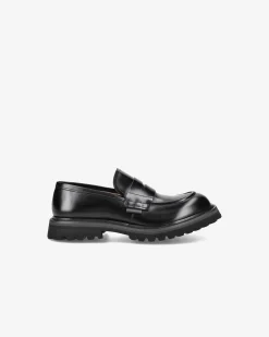 Premiata Mocassini Bridge in pelle spazzolata binder nero>Uomo Mocassini