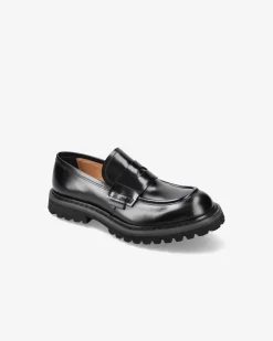 Premiata Mocassini Bridge in pelle spazzolata binder nero>Uomo Mocassini