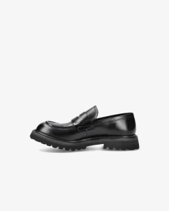 Premiata Mocassini Bridge in pelle spazzolata binder nero>Uomo Mocassini