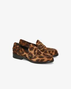Premiata Mocassini Siria in pony leopardo>Donna Mocassini