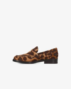 Premiata Mocassini Siria in pony leopardo>Donna Mocassini