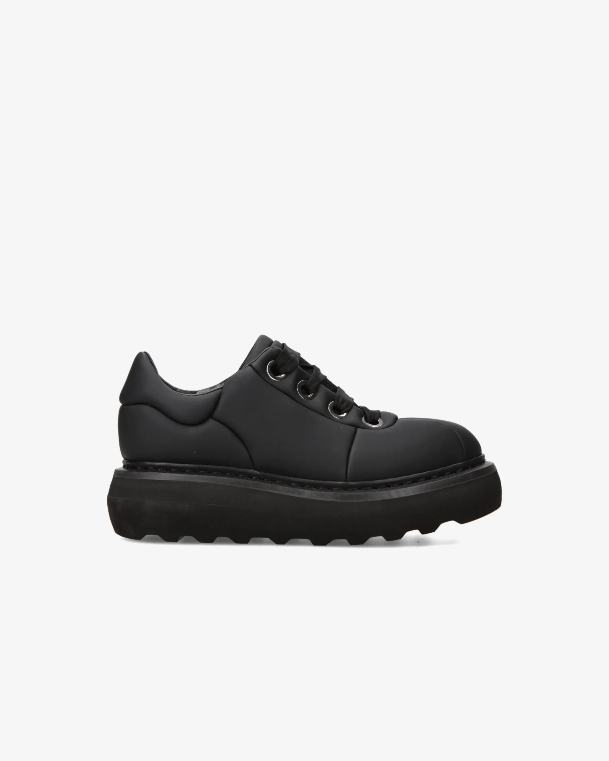 Premiata Scarpe Cal in gommato nero>Donna Stringate