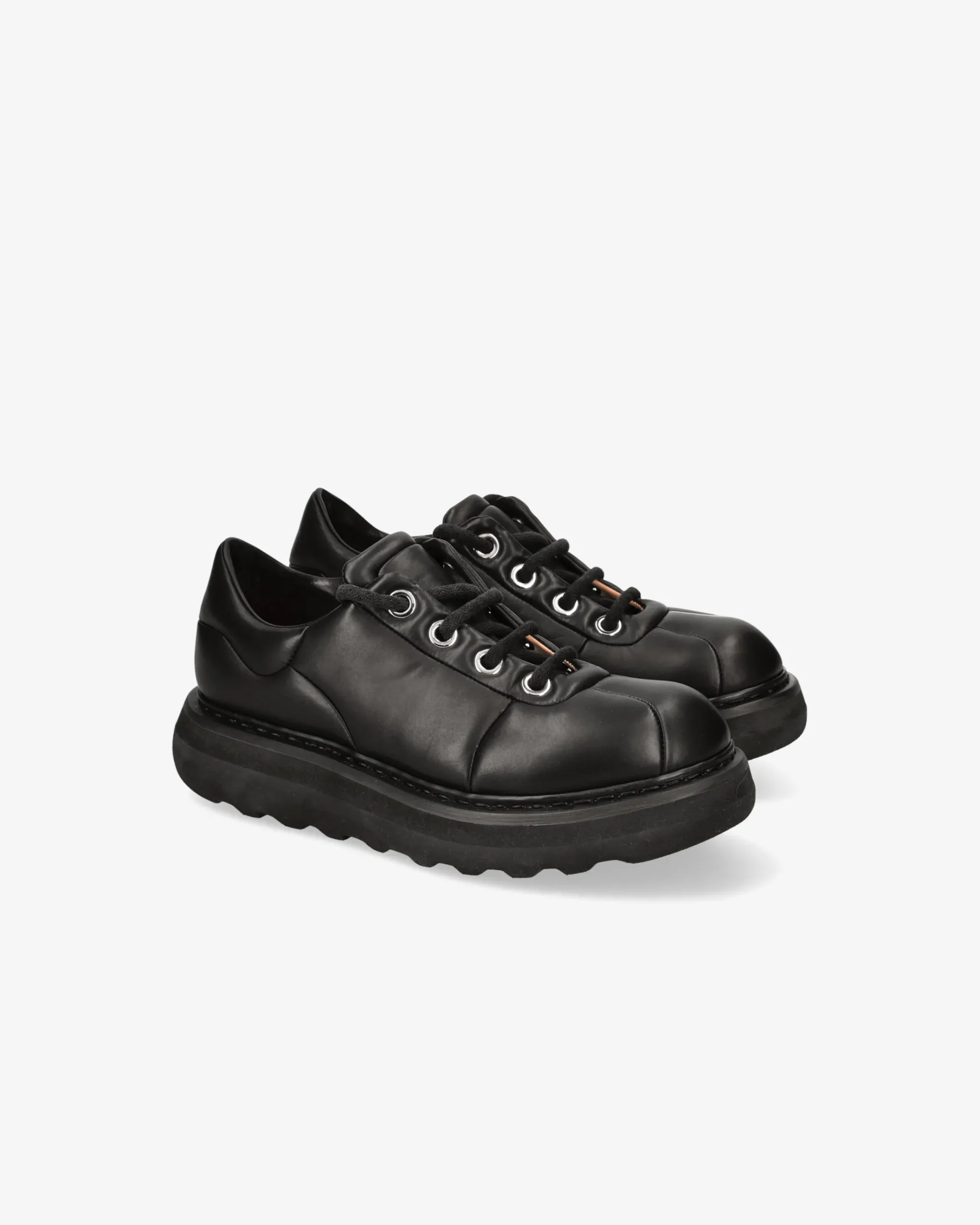 Premiata Scarpe Cal in pelle land nero>Uomo Stringate