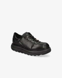 Premiata Scarpe Cal in pelle land nero>Uomo Stringate
