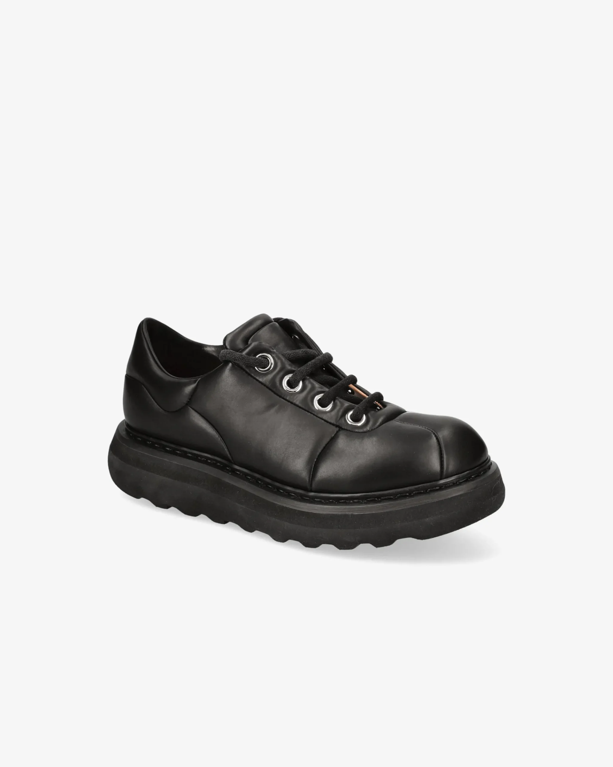 Premiata Scarpe Cal in pelle land nero>Uomo Stringate