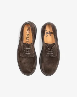 Premiata Scarpe stringate in camoscio rain>Uomo Stringate