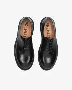 Premiata Scarpe stringate in cavallo cera nero>Uomo Stringate