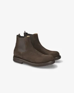 Premiata Stivaletti Chelsea in camoscio rain horse>Uomo Stivali
