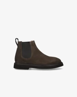 Premiata Stivaletti Chelsea in suede rain>Uomo Stivali