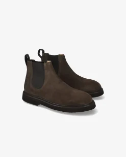Premiata Stivaletti Chelsea in suede rain>Uomo Stivali
