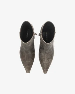 Premiata Stivaletti Cher con tacco old moro>Donna Stivali E Stivaletti