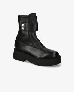 Premiata Stivaletti in Nappa nappa nero>Donna Stivali E Stivaletti