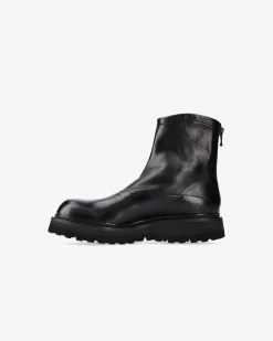 Premiata Stivaletti in pelle di cavallo lux nero>Uomo Stivali