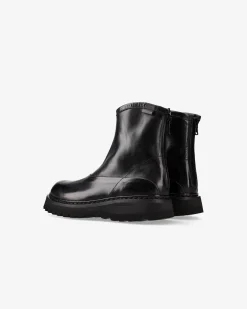 Premiata Stivaletti in pelle di cavallo lux nero>Uomo Stivali