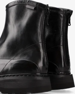 Premiata Stivaletti in pelle di cavallo lux nero>Uomo Stivali