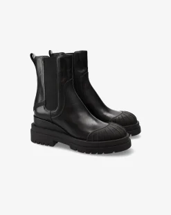 Premiata Stivaletti Jiro in vitello gaucho nero>Donna Stivali E Stivaletti