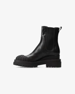Premiata Stivaletti Jiro in vitello gaucho nero>Donna Stivali E Stivaletti