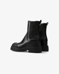 Premiata Stivaletti Jiro in vitello gaucho nero>Donna Stivali E Stivaletti