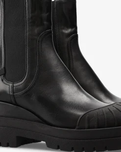Premiata Stivaletti Jiro in vitello gaucho nero>Donna Stivali E Stivaletti