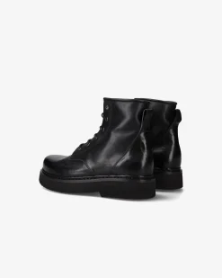 Premiata Stivaletti Max in pelle lux nero>Uomo Stivali