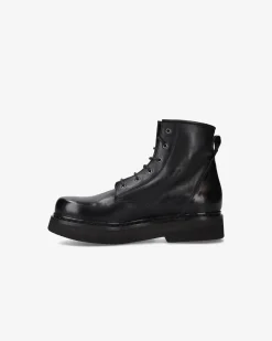 Premiata Stivaletti Max in pelle lux nero>Uomo Stivali