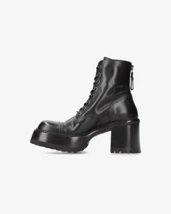 Premiata Stivaletti McQueen in vitello gaucho nero>Donna Stivali E Stivaletti
