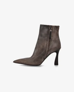Premiata Stivaletto Meigi in camoscio old nero>Donna Stivali E Stivaletti