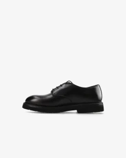 Premiata Stringate in pelle ciclone nero>Uomo Stringate