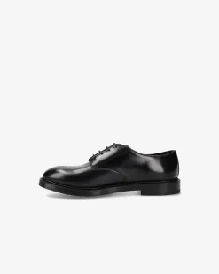 Premiata Stringate in pelle spazzolata binder nero>Uomo Stringate