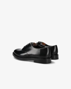Premiata Stringate in pelle spazzolata binder nero>Uomo Stringate